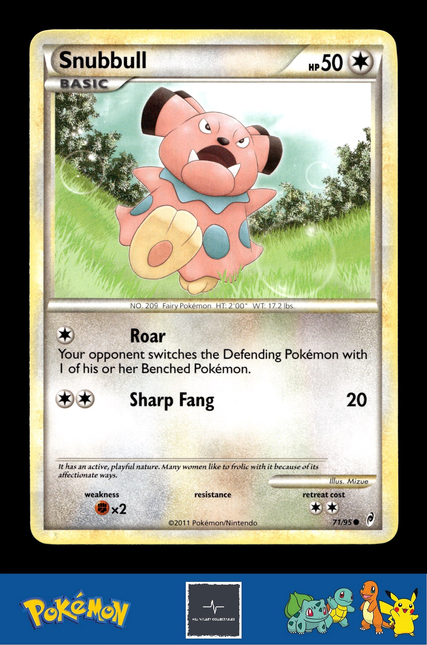2011 Pokemon HGSS Call of Legends 71/95 Snubbull