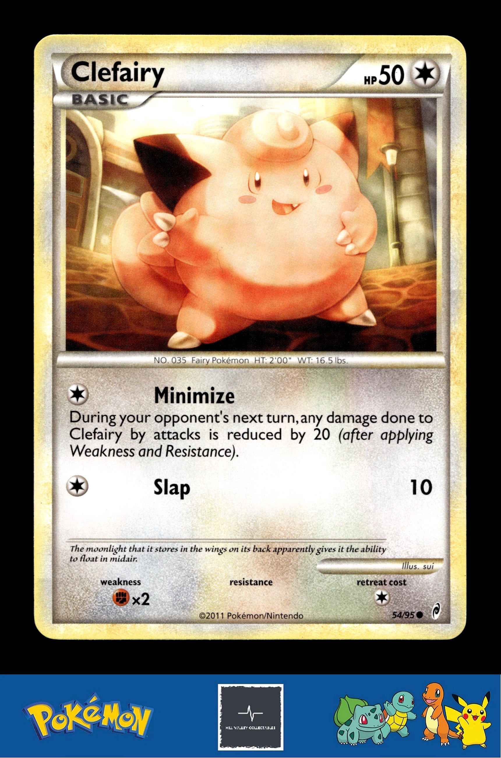 2011 Pokemon HGSS Call of Legends 54/95 Clefairy