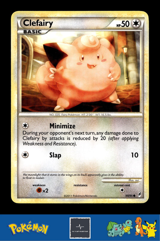 2011 Pokemon HGSS Call of Legends 54/95 Clefairy
