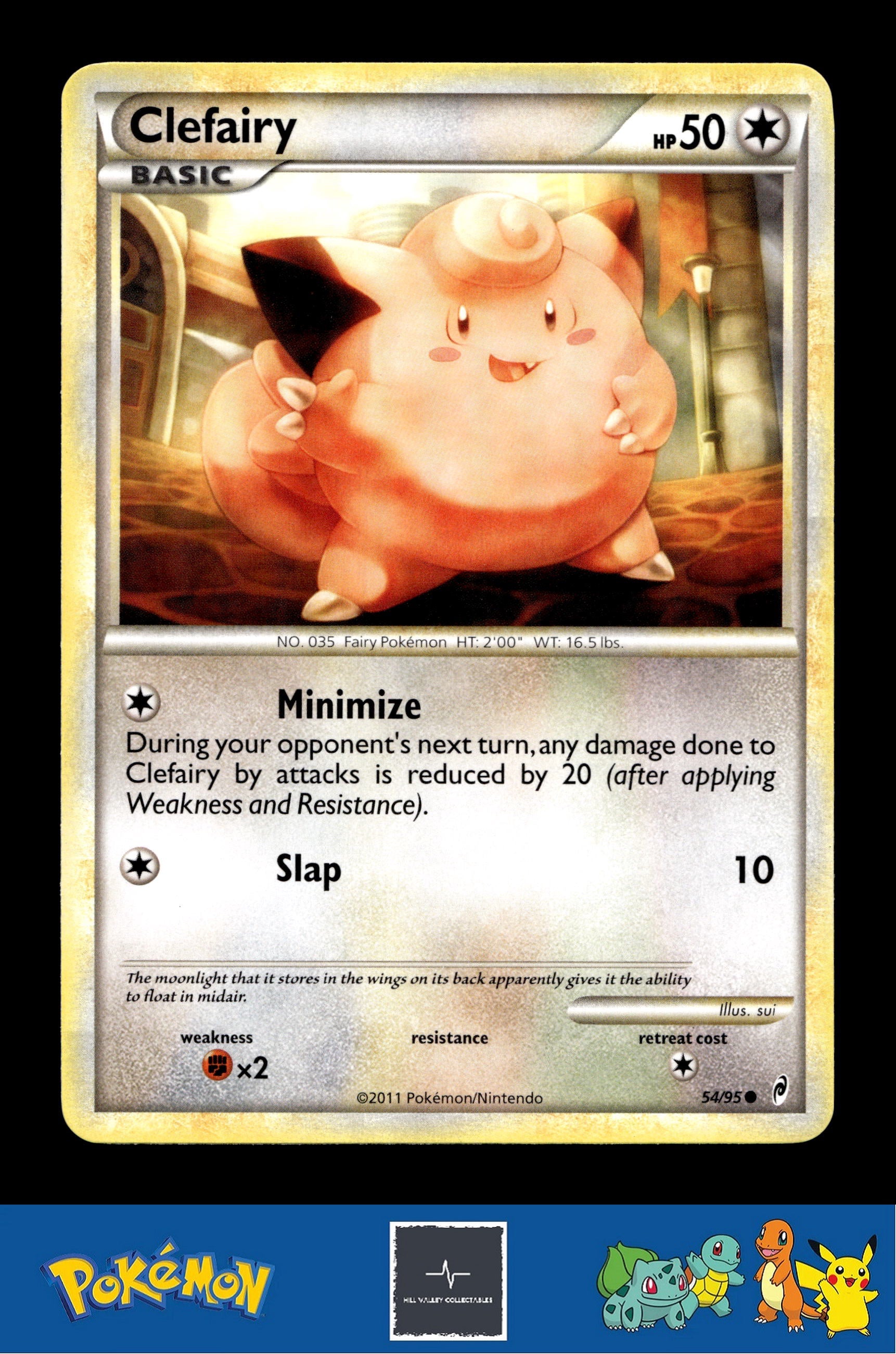 2011 Pokemon HGSS Call of Legends 54/95 Clefairy