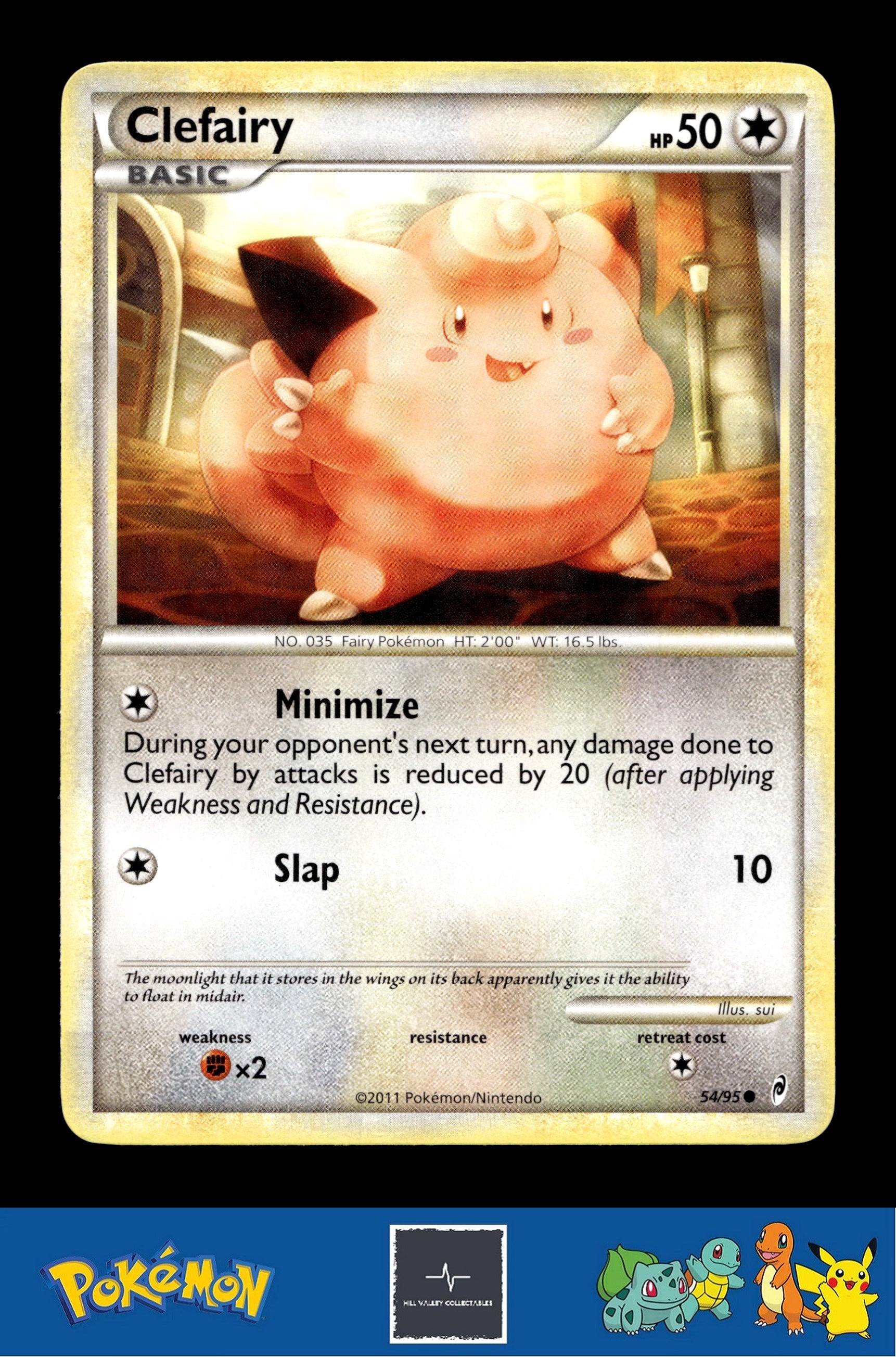 2011 Pokemon HGSS Call of Legends 54/95 Clefairy