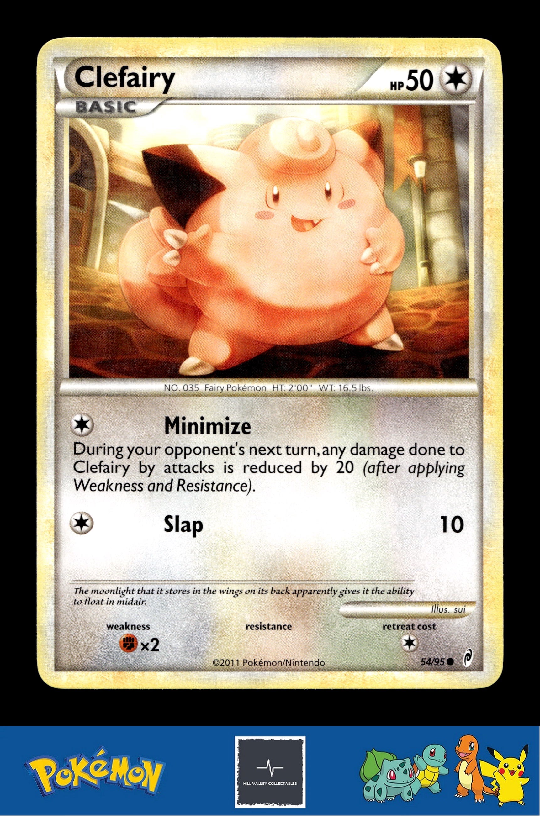 2011 Pokemon HGSS Call of Legends 54/95 Clefairy