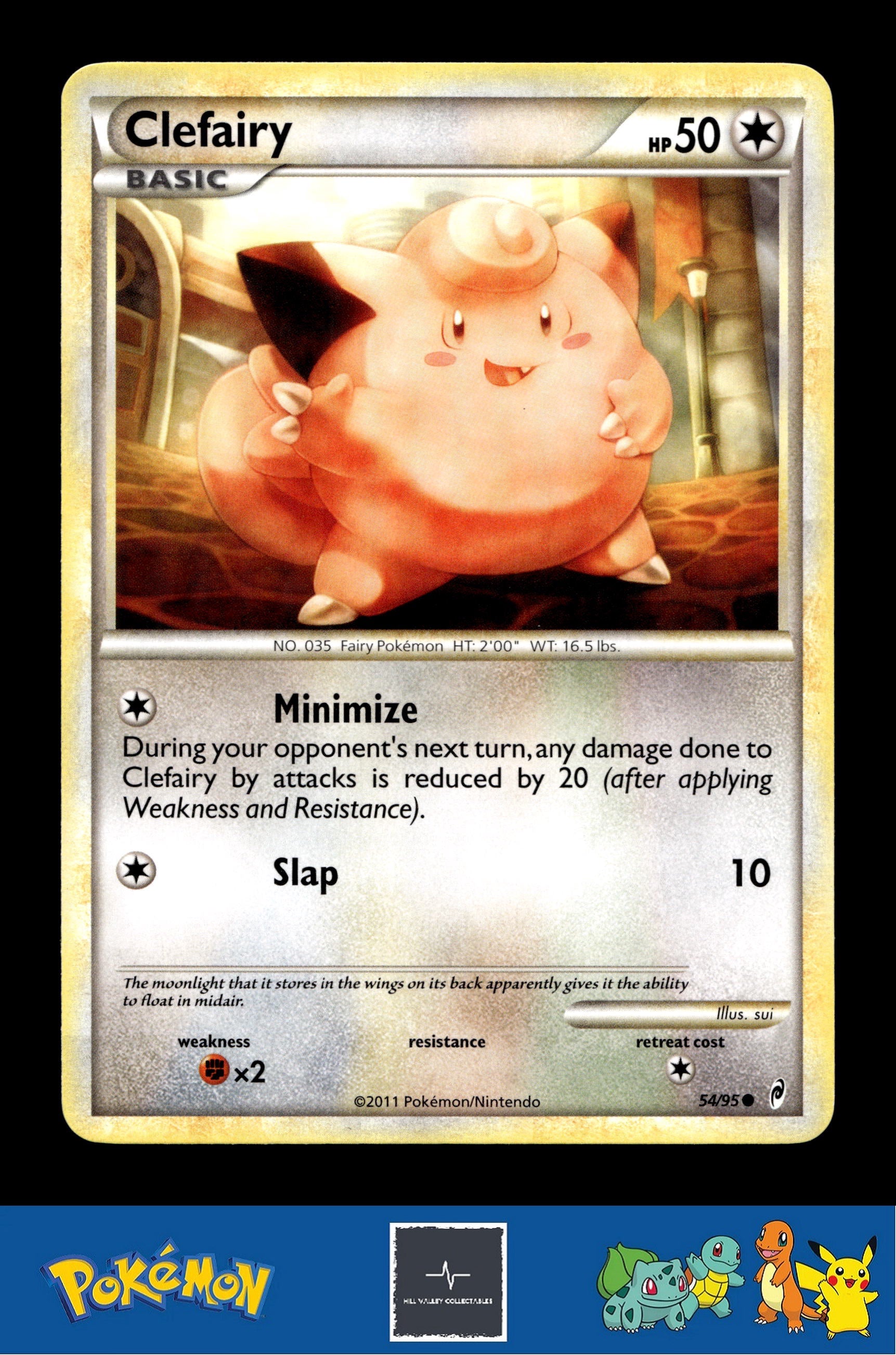 2011 Pokemon HGSS Call of Legends 54/95 Clefairy