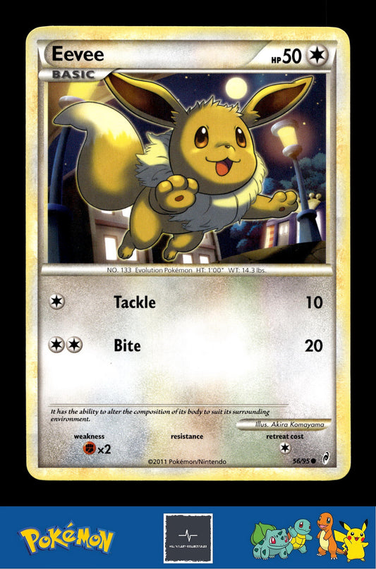 2011 Pokemon HGSS Call of Legends 56/95 Eevee