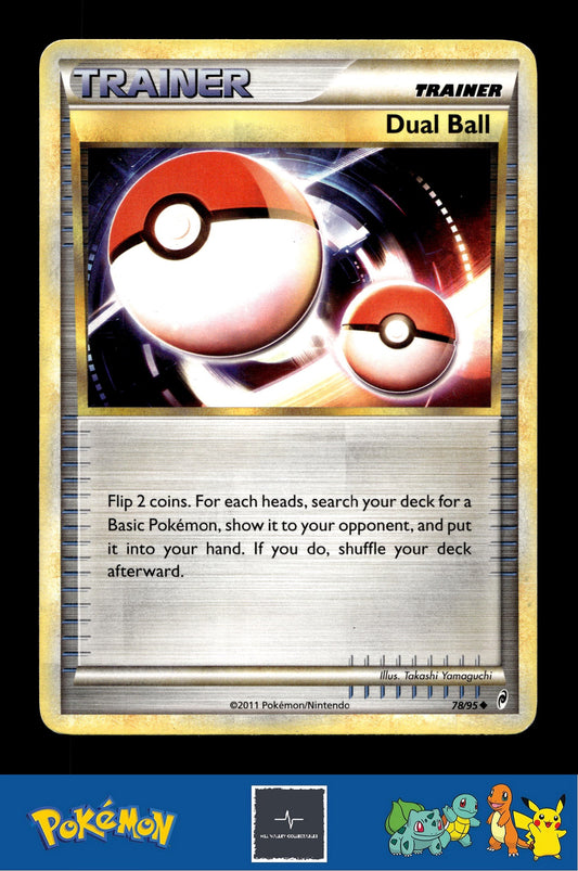 2011 Pokemon HGSS Call of Legends 78/95 Dual Ball