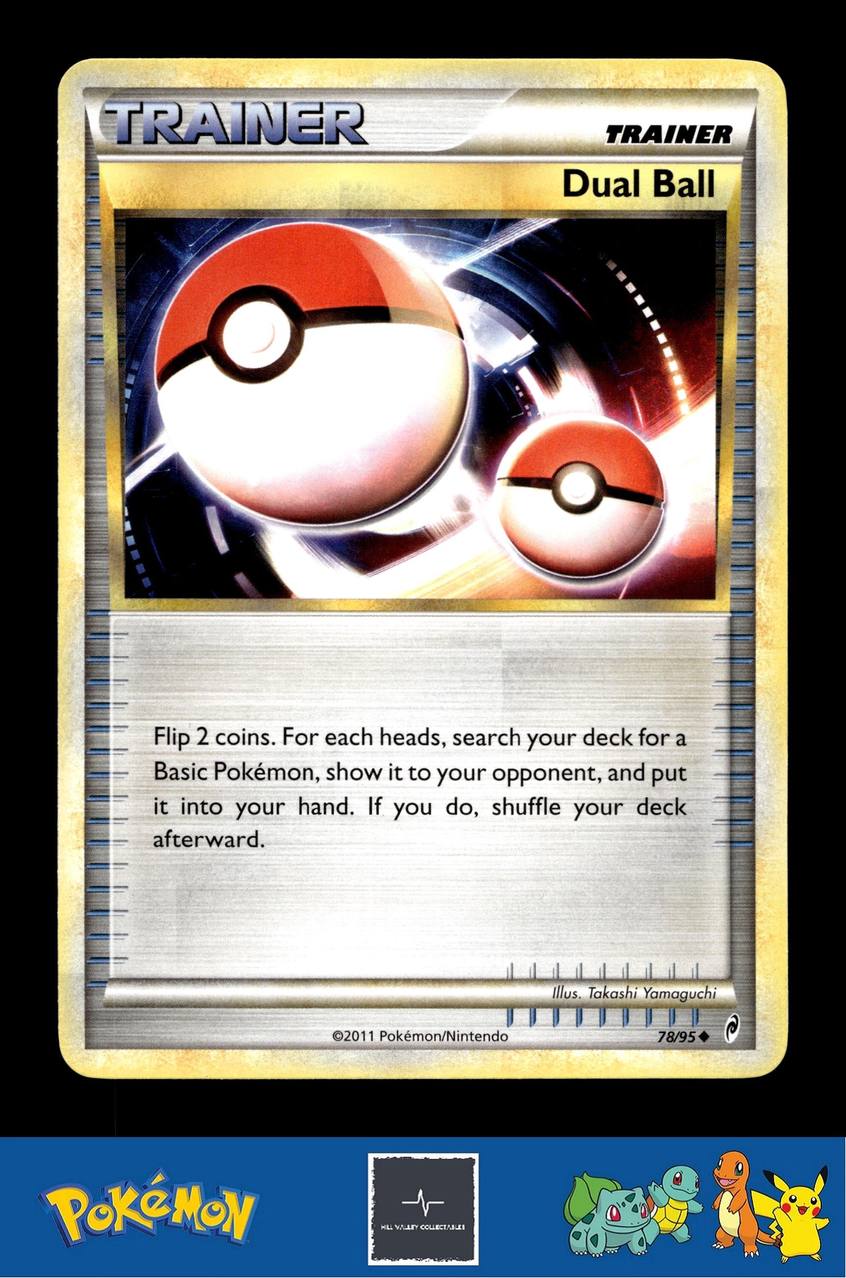 2011 Pokemon HGSS Call of Legends 78/95 Dual Ball