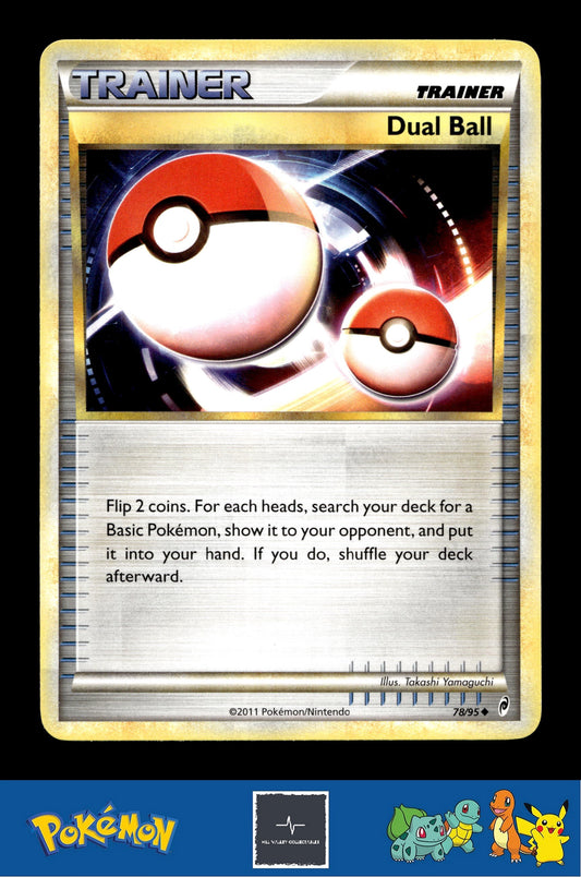 2011 Pokemon HGSS Call of Legends 78/95 Dual Ball