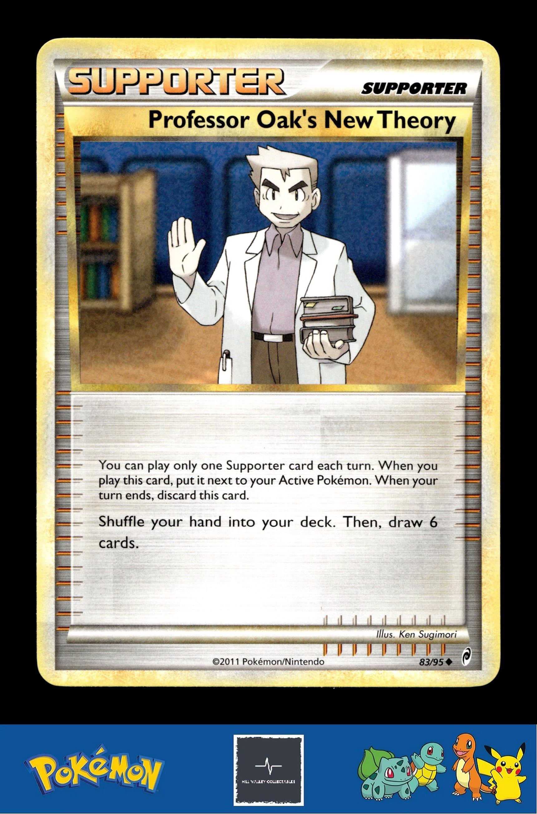 2011 Pokemon HGSS Call of Legends 82/95 Professor Elm's Training Method