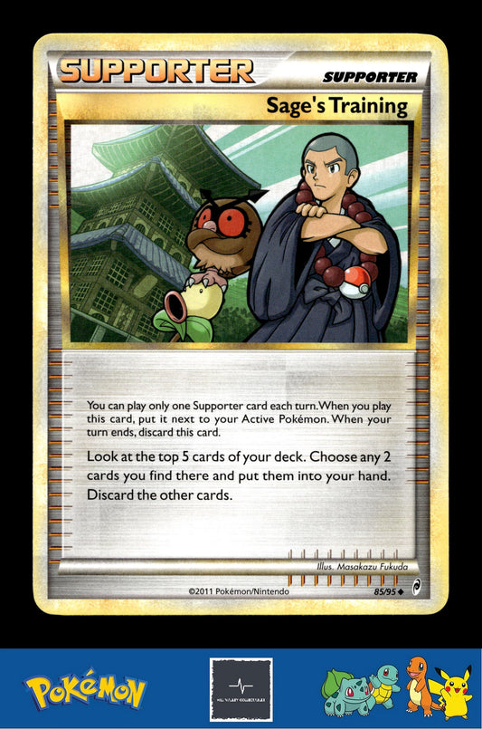 2011 Pokemon HGSS Call of Legends 85/95 Sage's Training
