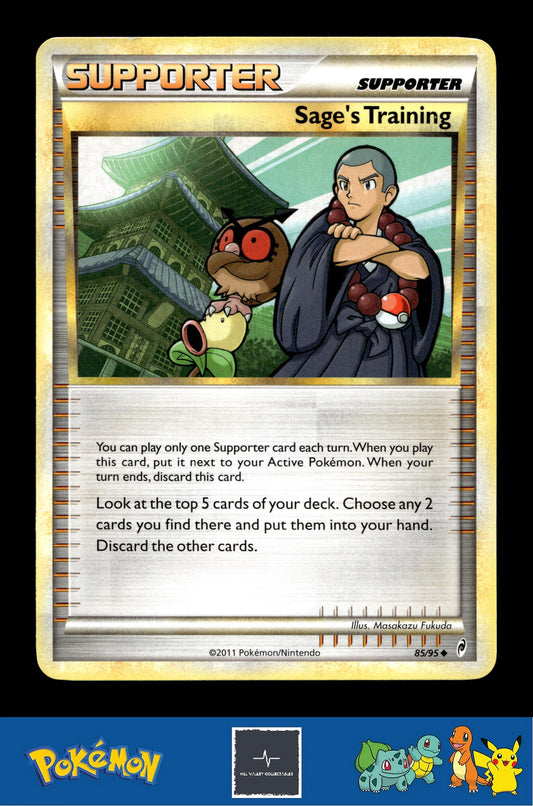 2011 Pokemon HGSS Call of Legends 85/95 Sage's Training