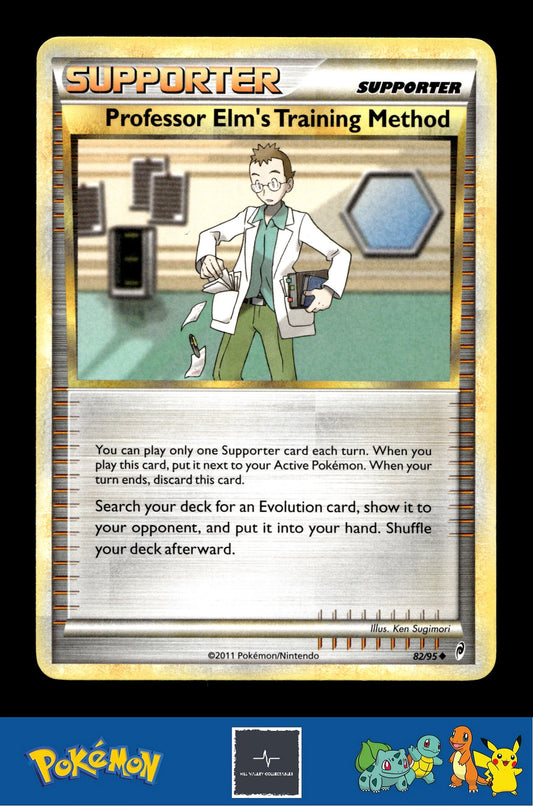 2011 Pokemon HGSS Call of Legends 82/95 Professor Elm's Training Method