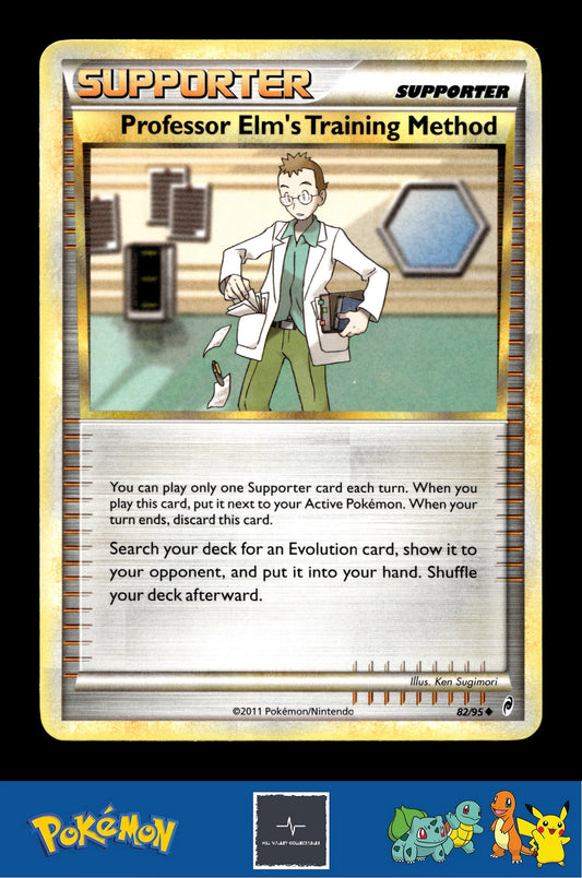 2011 Pokemon HGSS Call of Legends 82/95 Professor Elm's Training Method