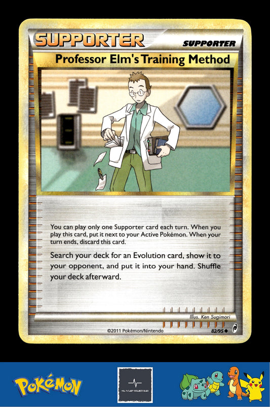 2011 Pokemon HGSS Call of Legends 82/95 Professor Elm's Training Method