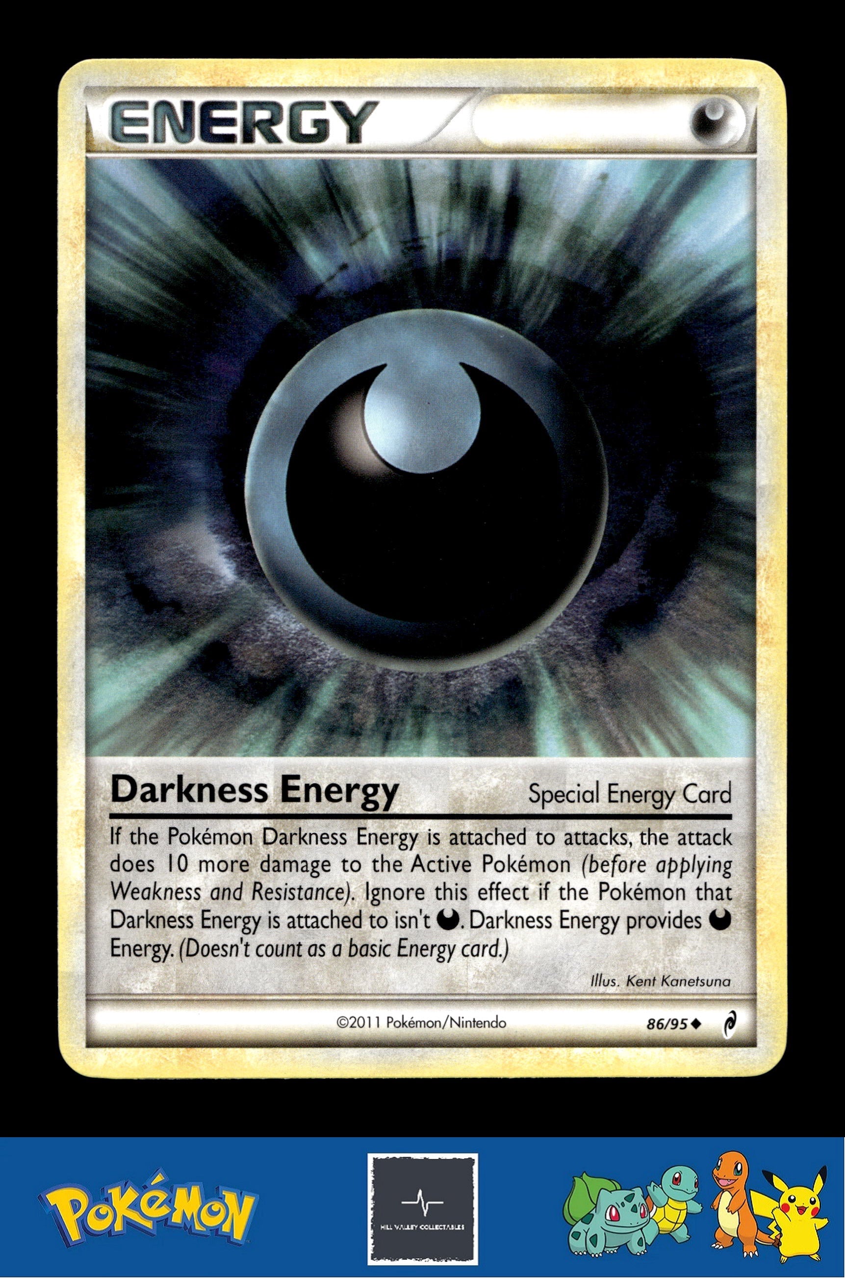 2011 Pokemon HGSS Call of Legends 86/95 Darkness Energy (Special)