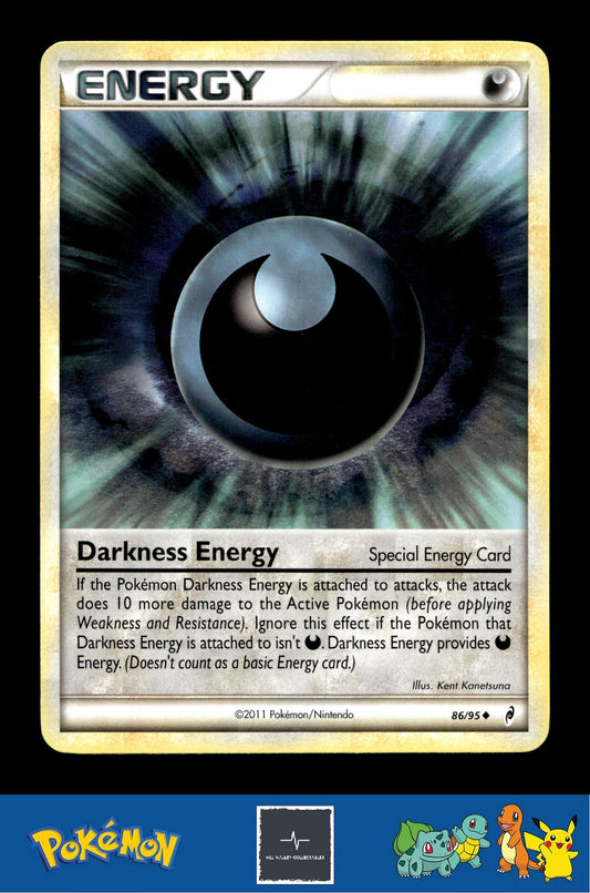 2011 Pokemon HGSS Call of Legends 86/95 Darkness Energy (Special)