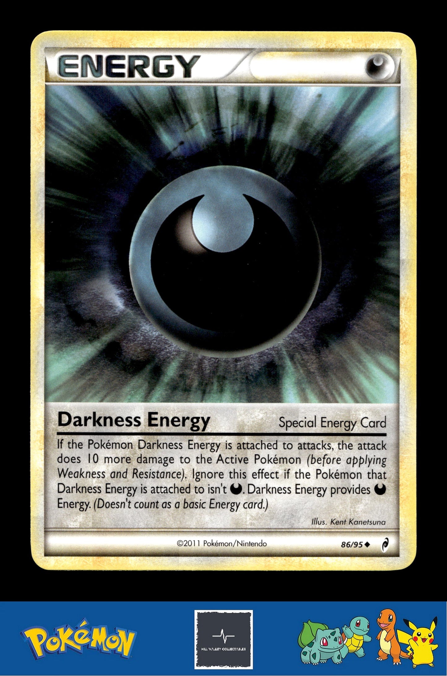 2011 Pokemon HGSS Call of Legends 86/95 Darkness Energy (Special)