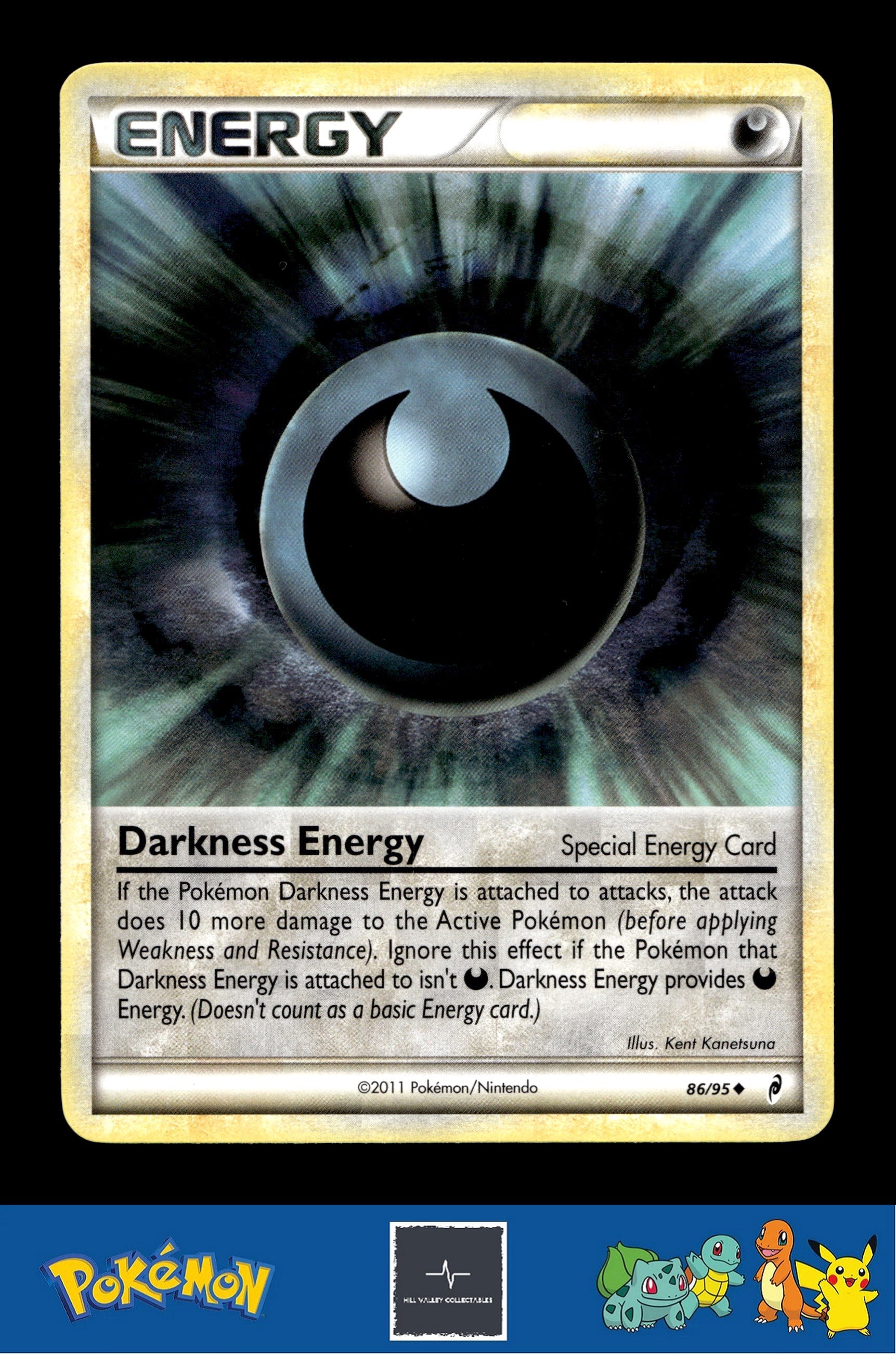2011 Pokemon HGSS Call of Legends 86/95 Darkness Energy (Special)