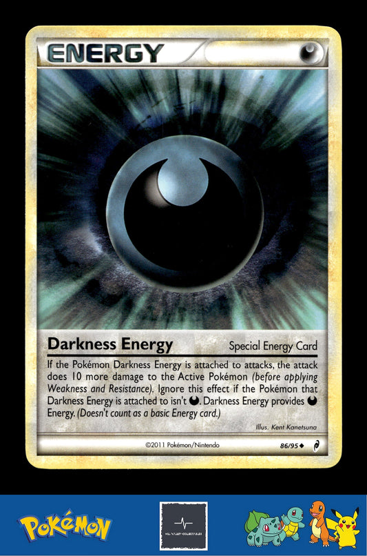 2011 Pokemon HGSS Call of Legends 86/95 Darkness Energy (Special)