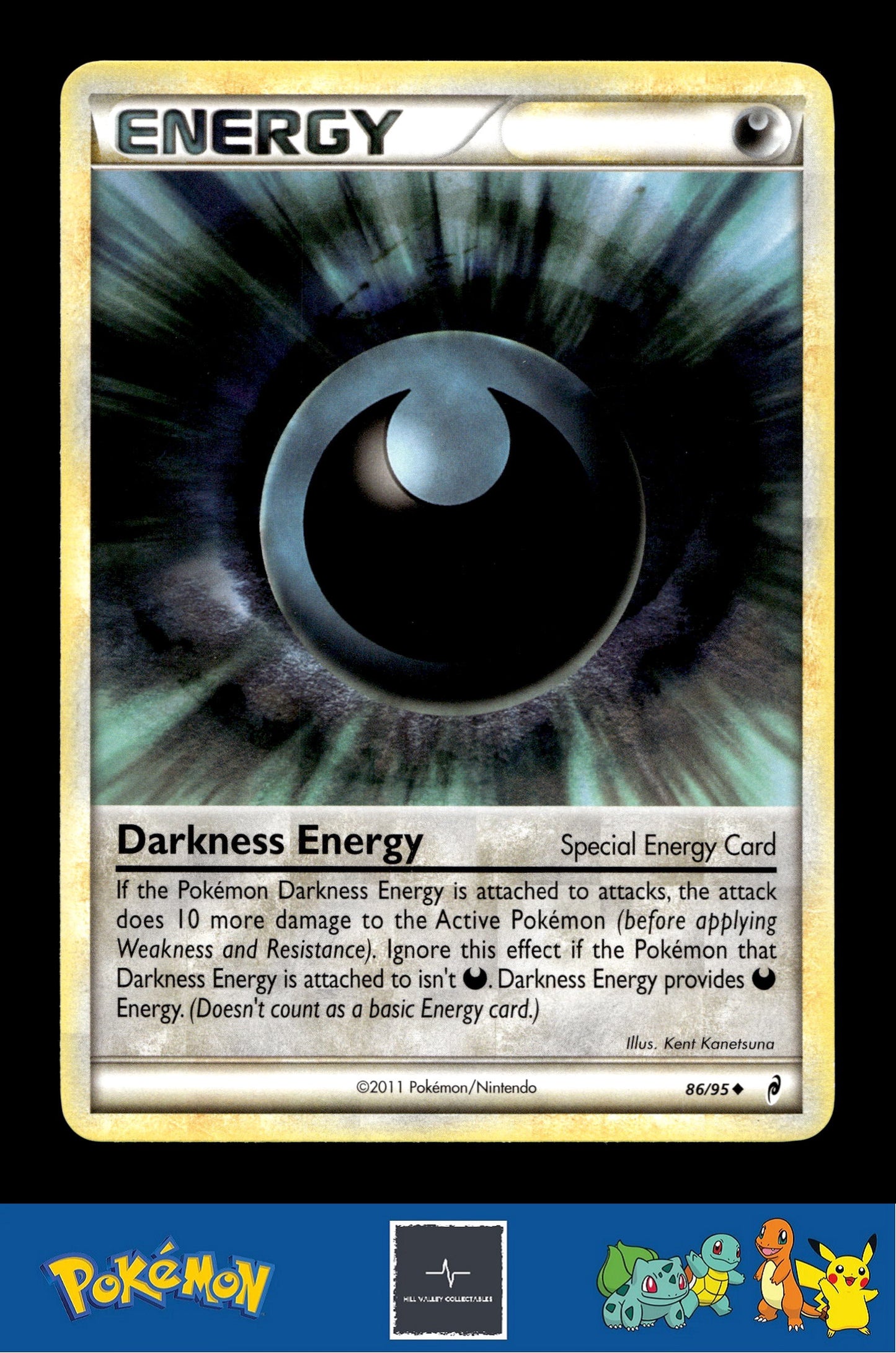 2011 Pokemon HGSS Call of Legends 86/95 Darkness Energy (Special)