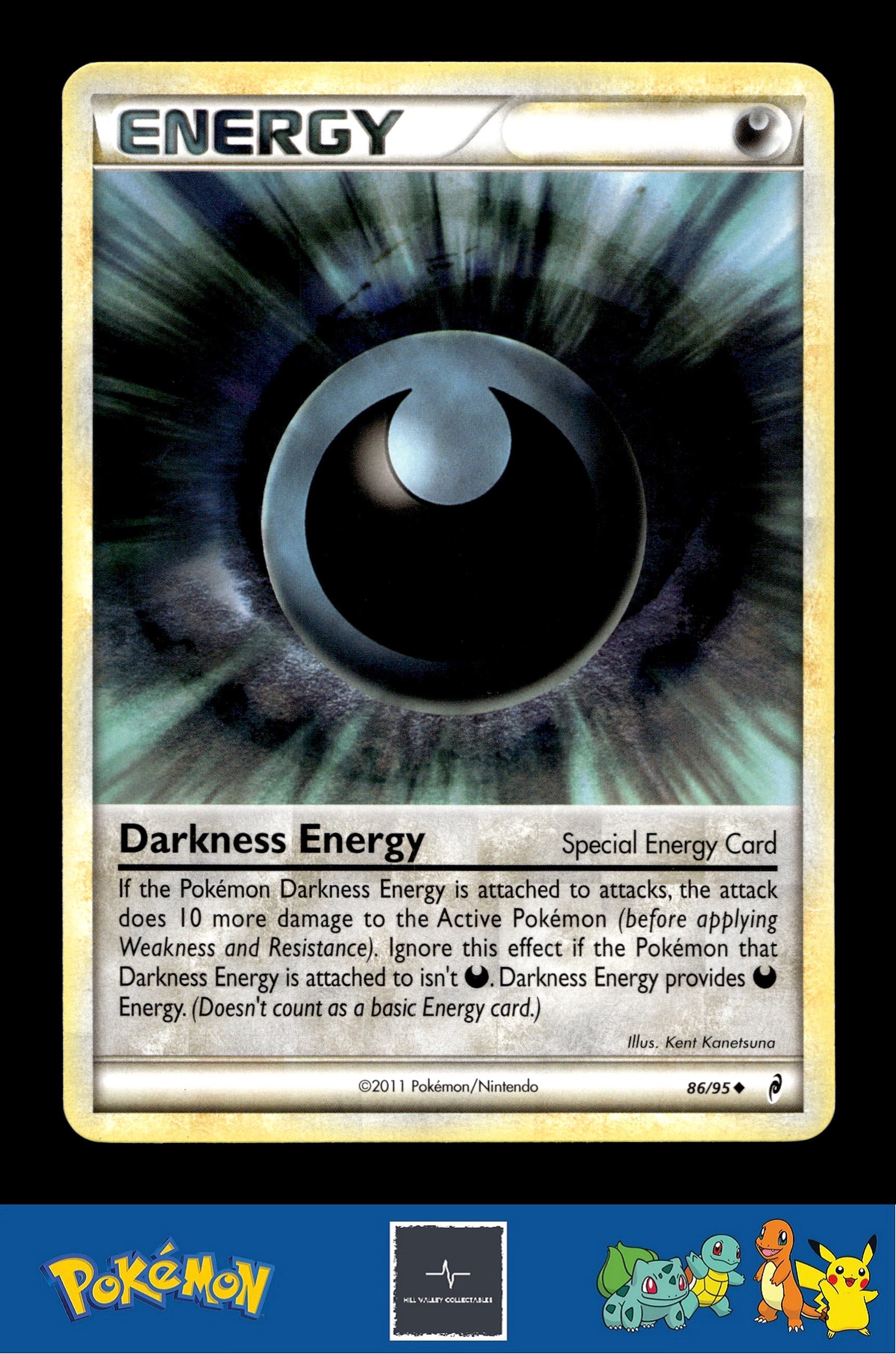 2011 Pokemon HGSS Call of Legends 86/95 Darkness Energy (Special)