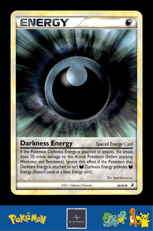 2011 Pokemon HGSS Call of Legends 86/95 Darkness Energy (Special)