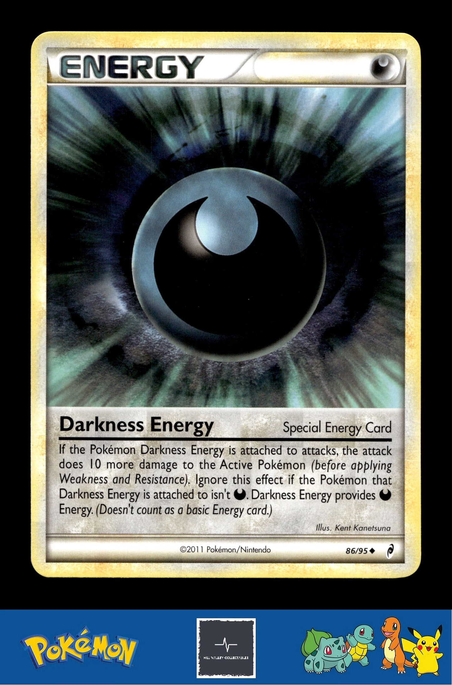 2011 Pokemon HGSS Call of Legends 86/95 Darkness Energy (Special)