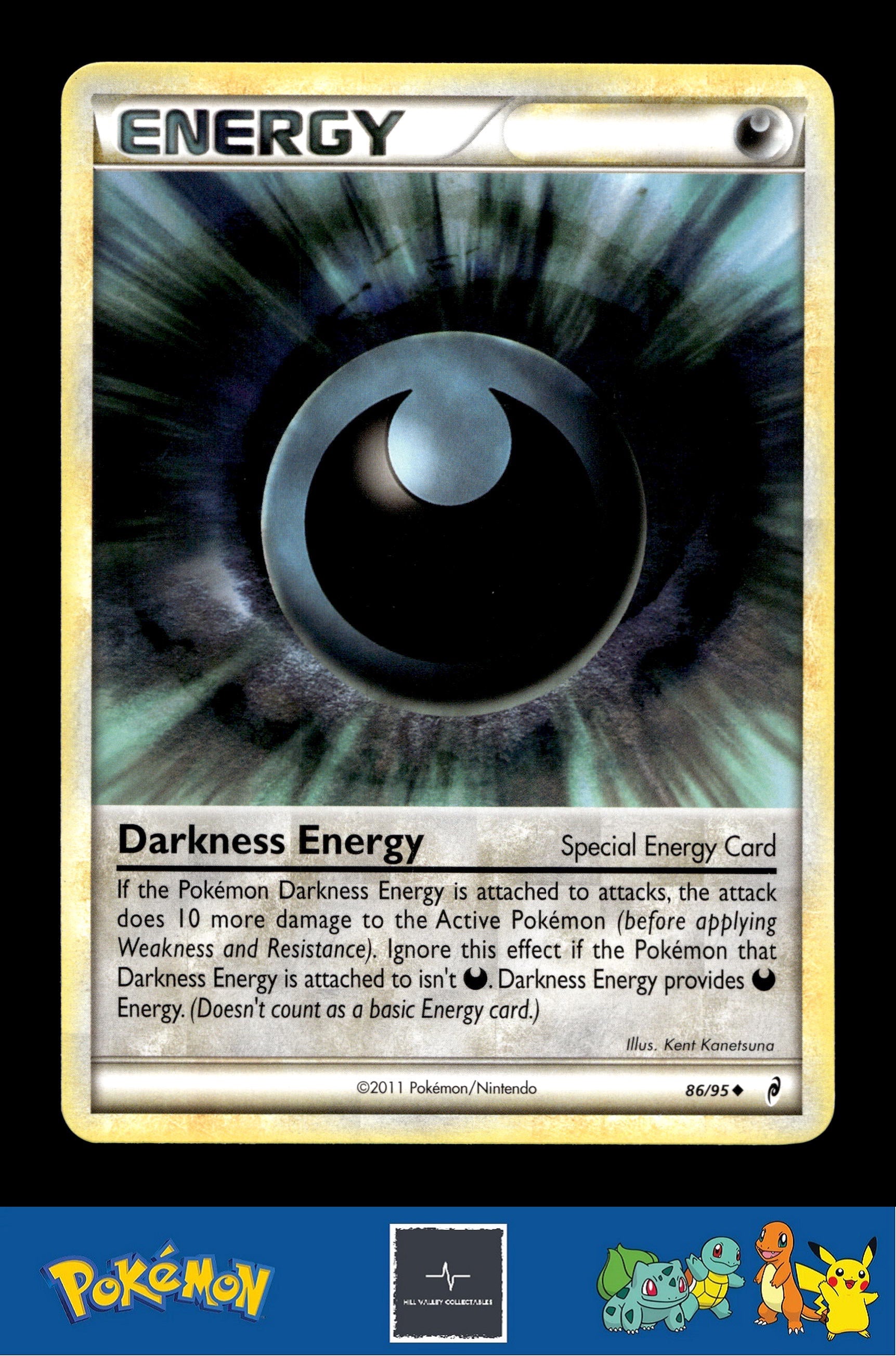 2011 Pokemon HGSS Call of Legends 86/95 Darkness Energy (Special)
