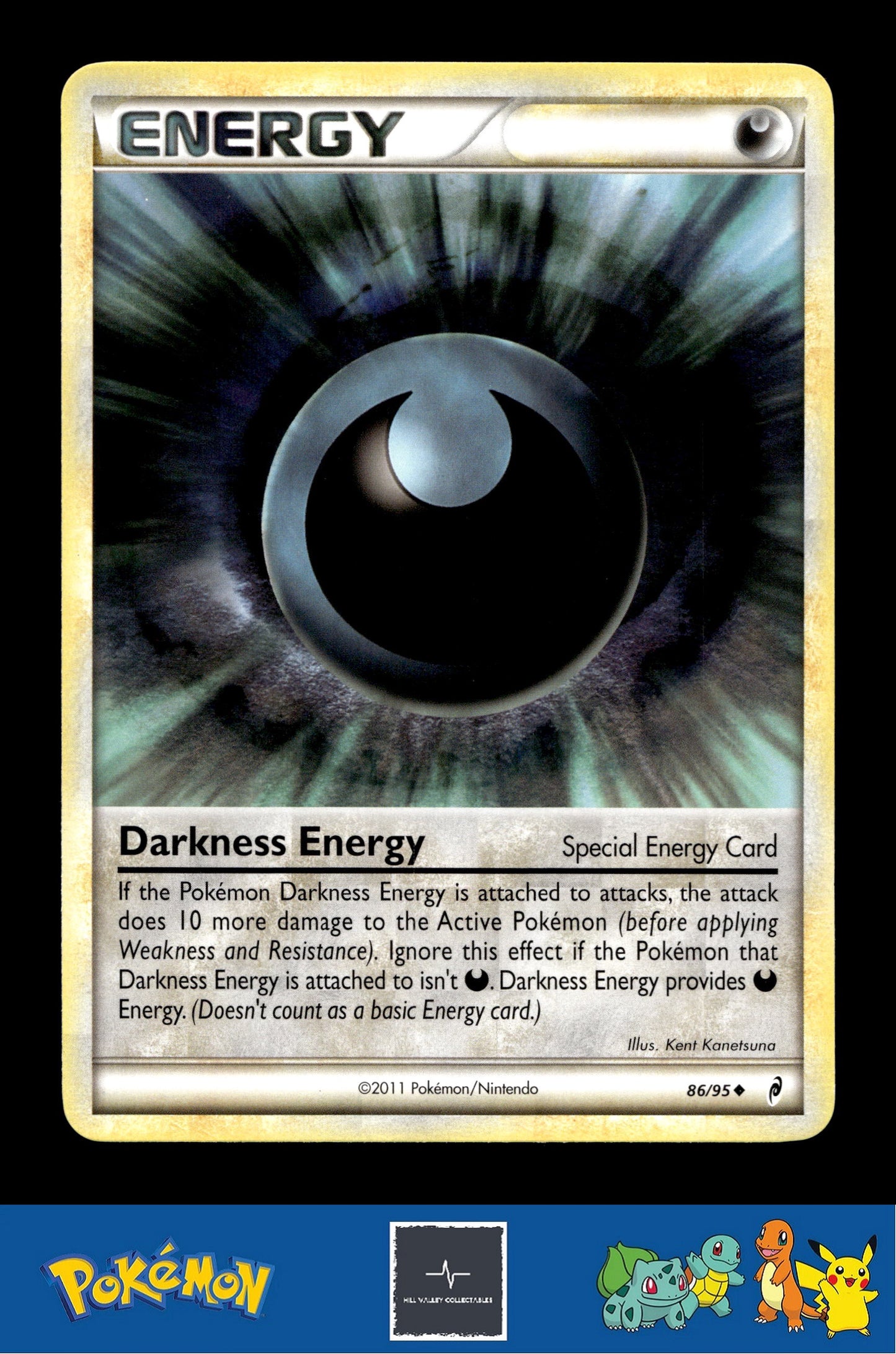 2011 Pokemon HGSS Call of Legends 86/95 Darkness Energy (Special)