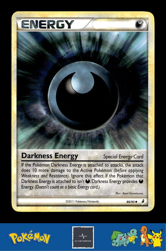 2011 Pokemon HGSS Call of Legends 86/95 Darkness Energy (Special)
