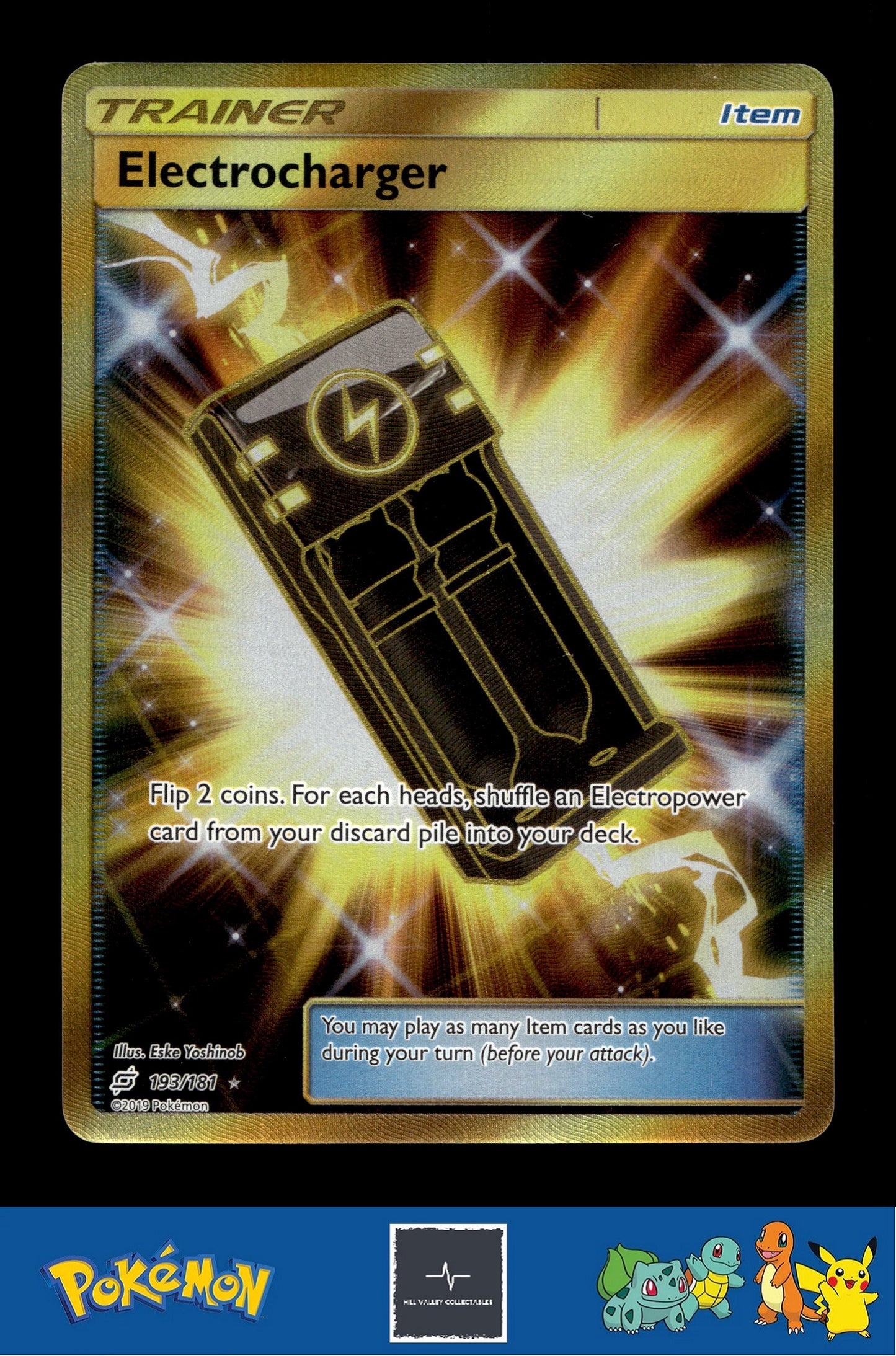 2019 Pokemon SM Team Up 193/181 Electrocharger