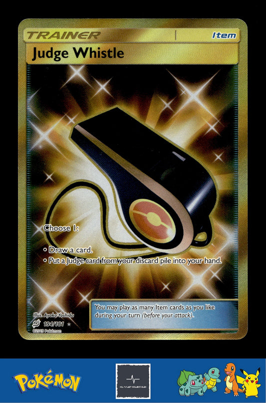 2019 Pokemon SM Team Up 194/181 Judge Whistle