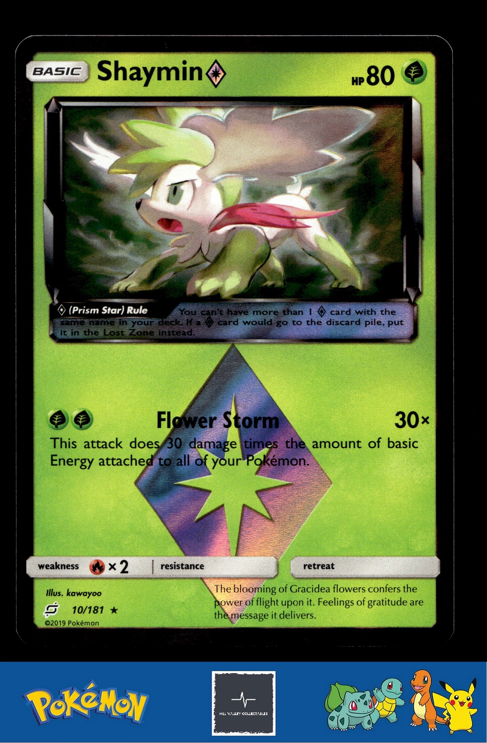 2019 Pokemon SM Team Up 10/181 Shaymin Prism Star