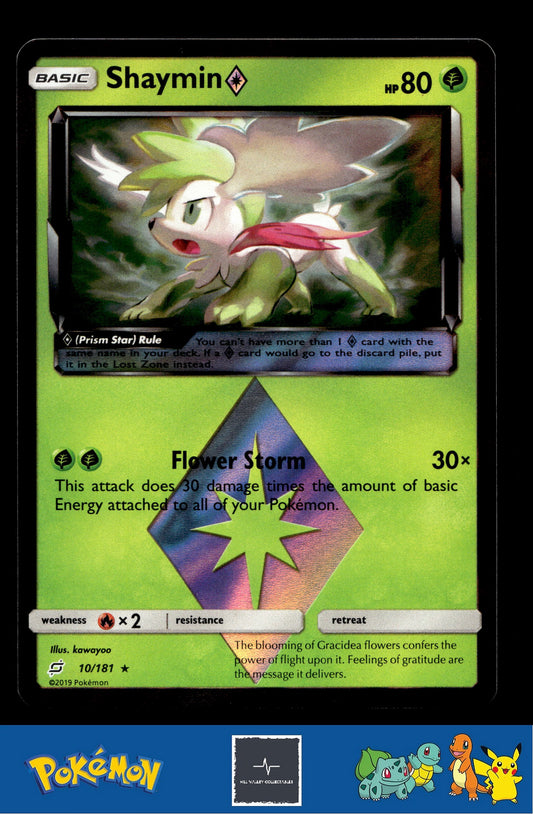 2019 Pokemon SM Team Up 10/181 Shaymin Prism Star