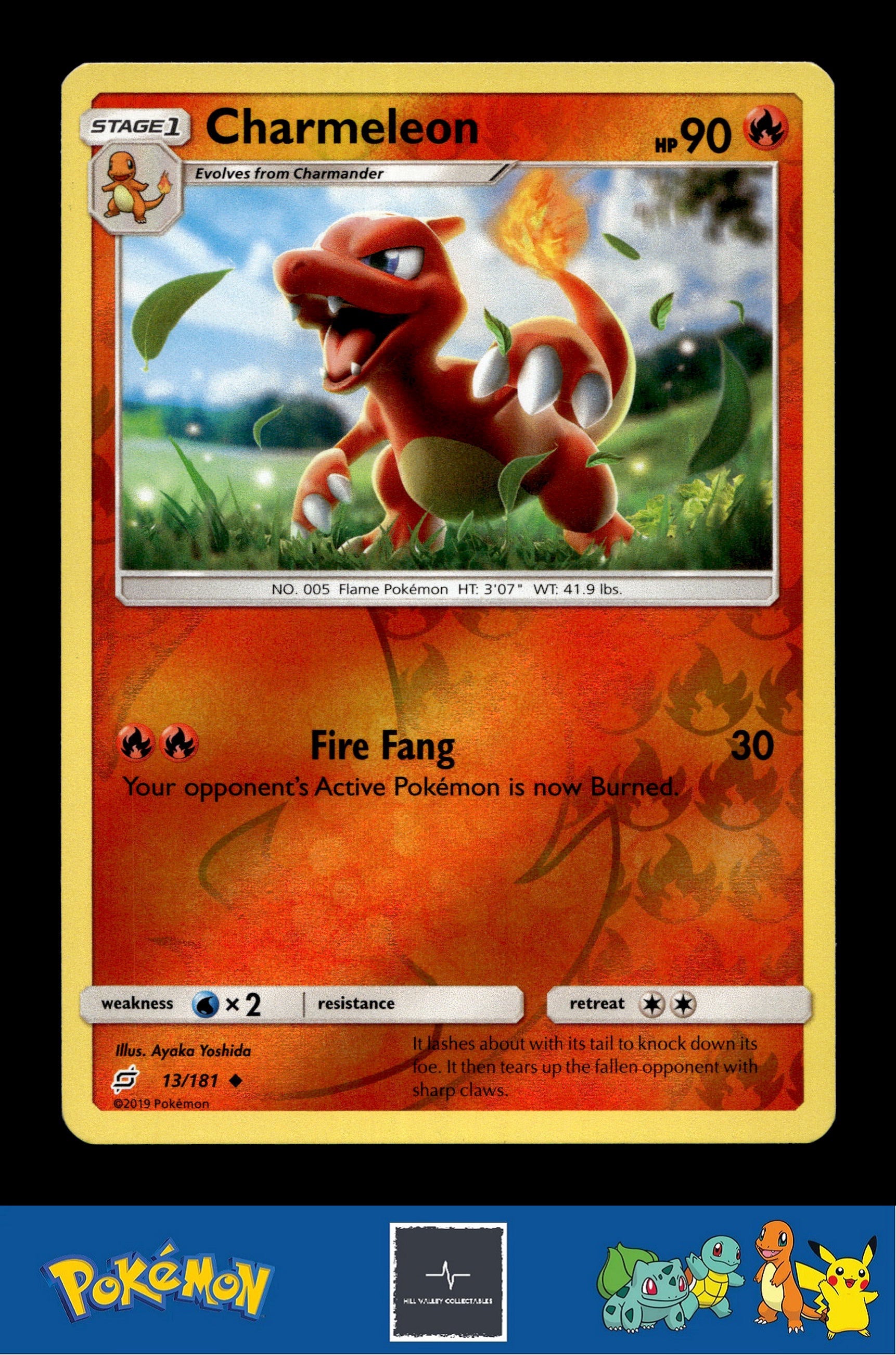 2019 Pokemon SM Team Up 13/181 Charmeleon Reverse