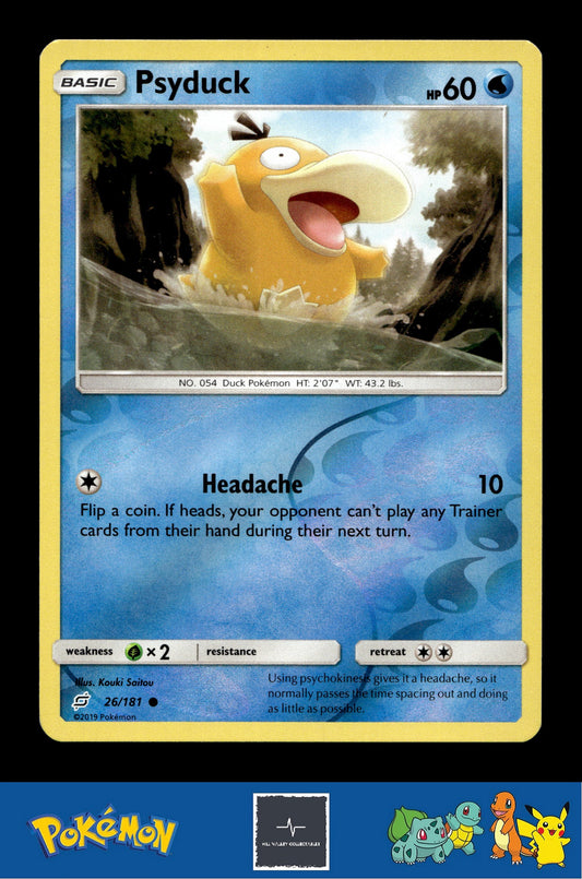 2019 Pokemon SM Team Up 26/181 Psyduck Reverse
