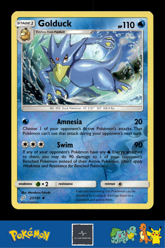 2019 Pokemon SM Team Up 27/181 Golduck Reverse