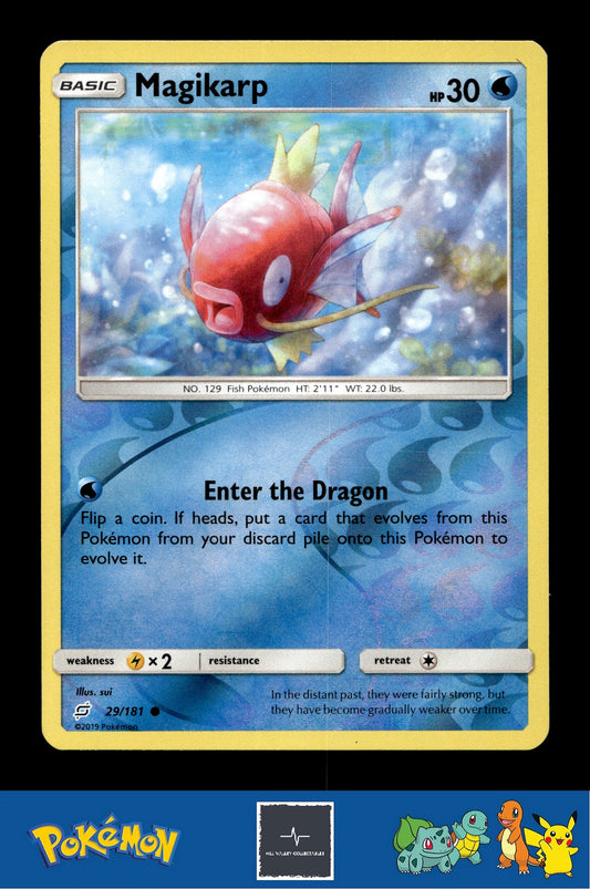 2019 Pokemon SM Team Up 29/181 Magikarp Reverse