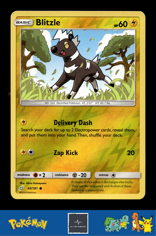 2019 Pokemon SM Team Up 44/181 Blitzle Reverse