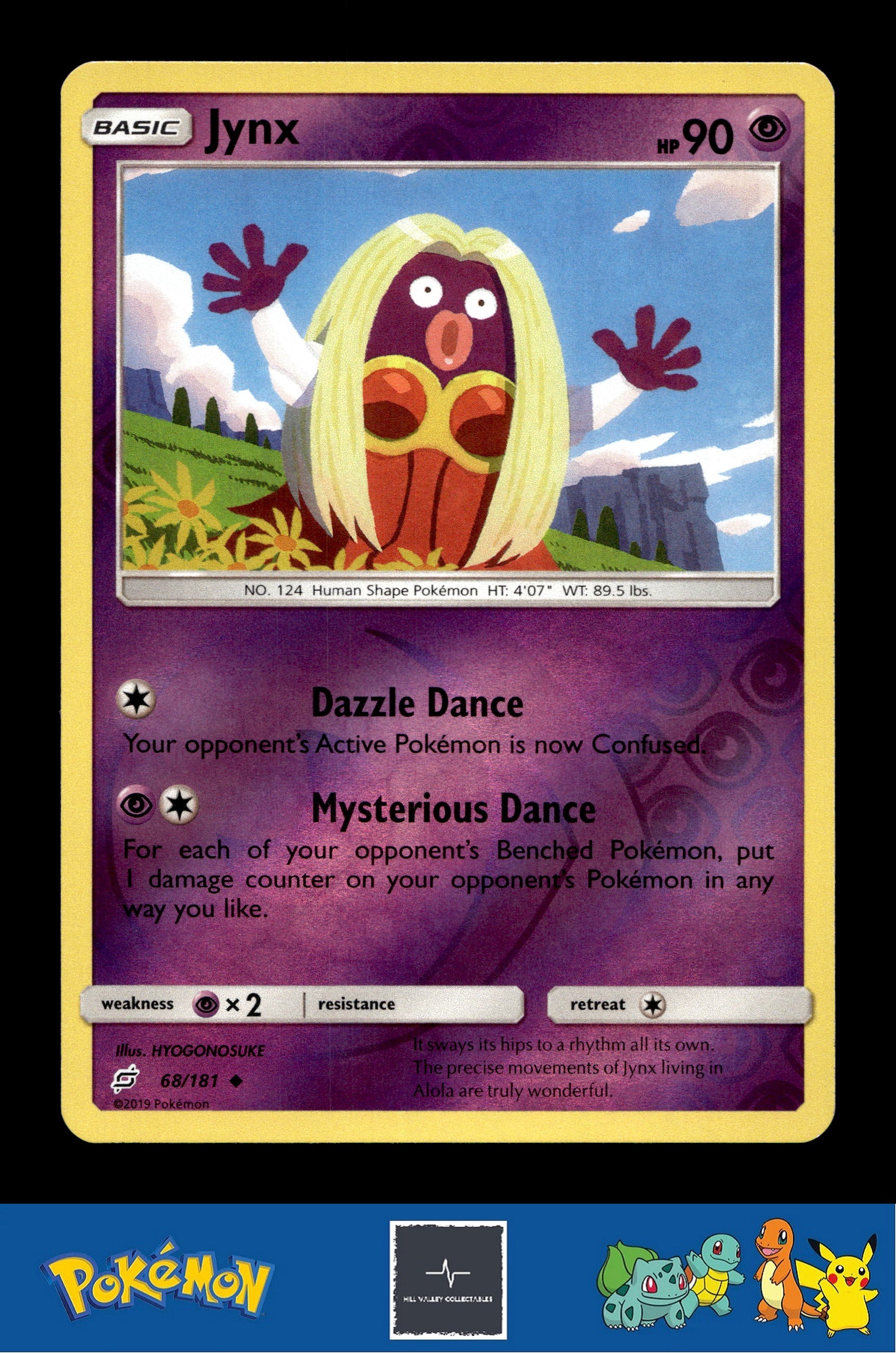 2019 Pokemon SM Team Up 68/181 Jynx Reverse
