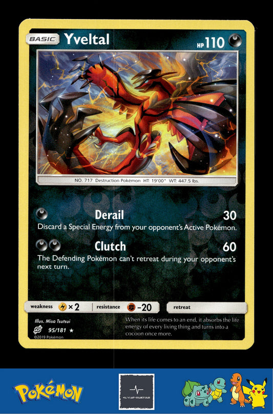 2019 Pokemon SM Team Up 95/181 Yveltal Reverse