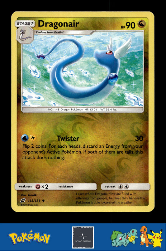 2019 Pokemon SM Team Up 118/181 Dragonair Reverse