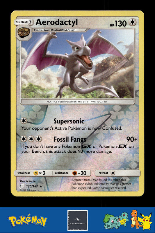 2019 Pokemon SM Team Up 130/181 Aerodactyl Reverse