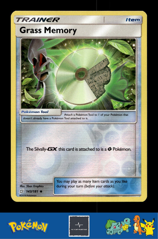 2019 Pokemon SM Team Up 143/181 Grass Memory Reverse
