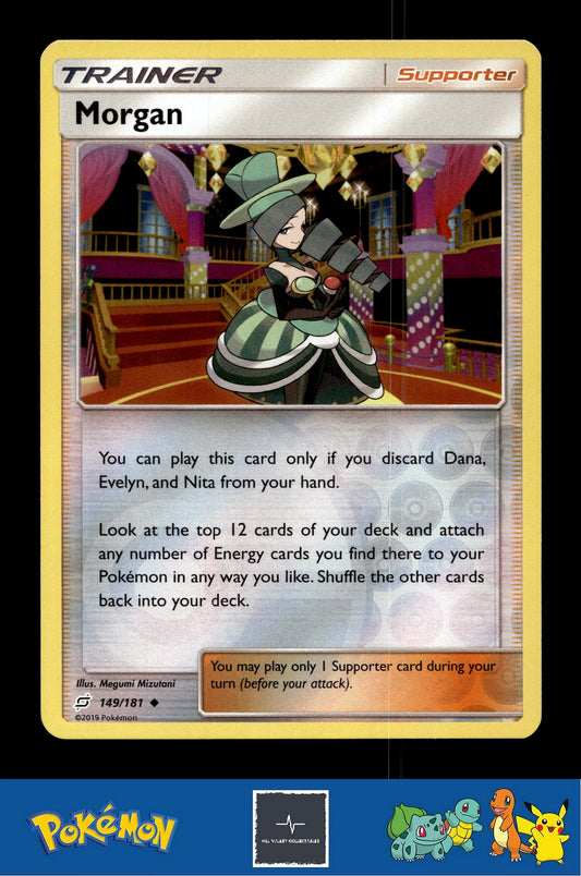 2019 Pokemon SM Team Up 149/181 Morgan Reverse