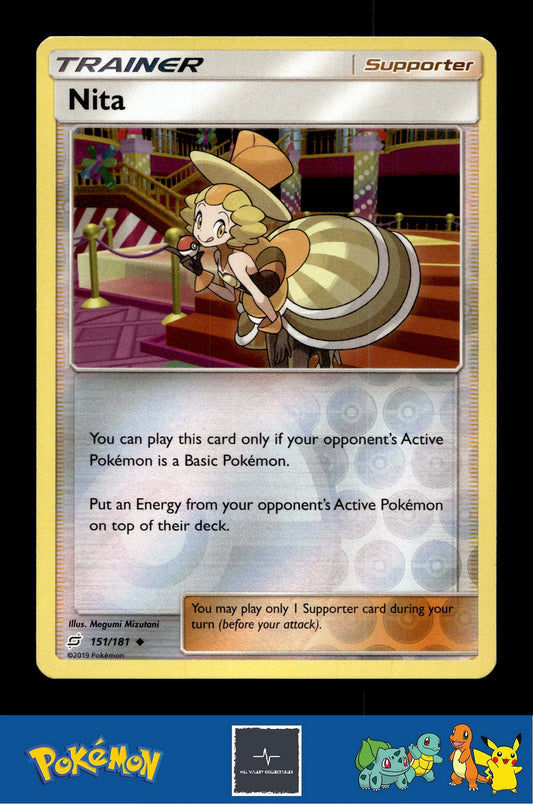 2019 Pokemon SM Team Up 151/181 Nita Reverse