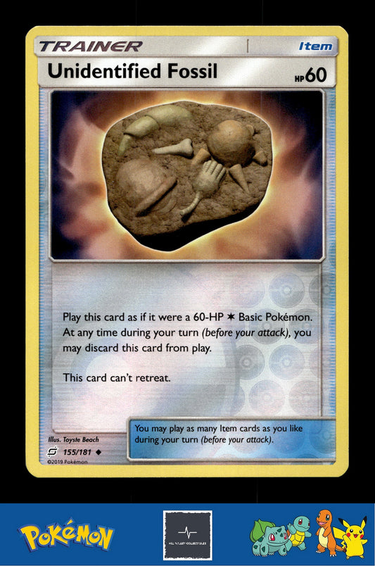 2019 Pokemon SM Team Up 210/236 Unidentified Fossil Reverse