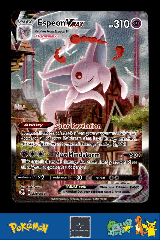 2021 Pokemon SWSH Fusion Strike 270/264 Espeon VMAX