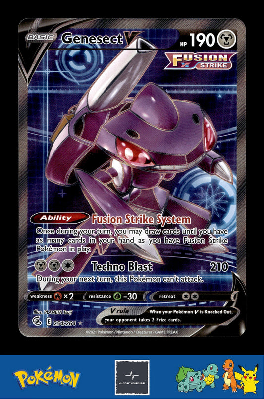 2021 Pokemon SWSH Fusion Strike 254/264 Genesect V