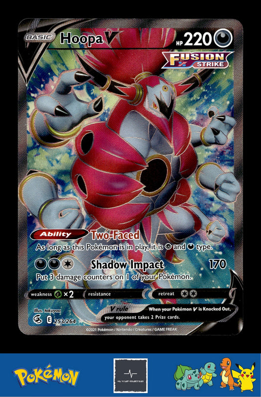 2021 Pokemon SWSH Fusion Strike 253/264 Hoopa V