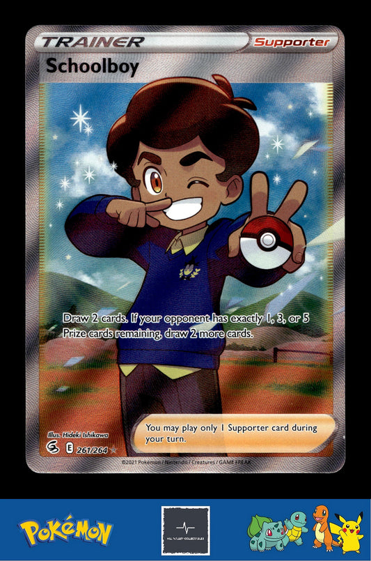 2021 Pokemon SWSH Fusion Strike 261/264 Schoolboy